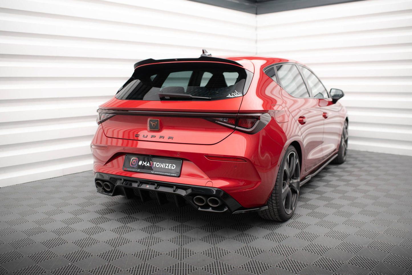 Bagerste sidesplitter V.2 Cupra Leon Hatchback Mk1