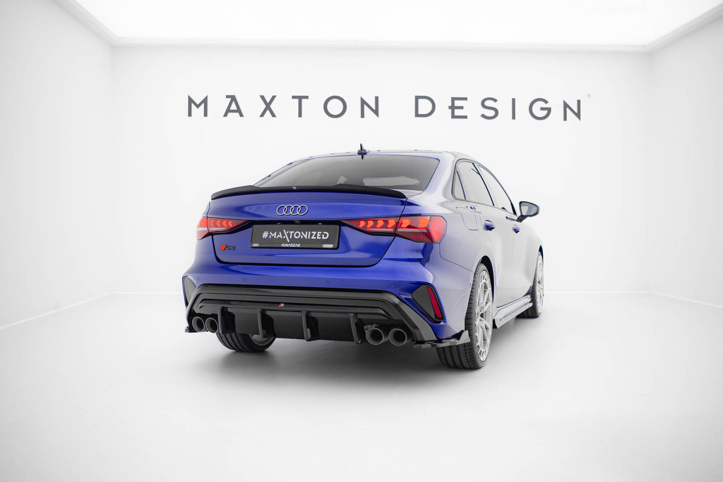 Bagerste sidesplitter V.4 Audi S3 Sedan 8Y Facelift