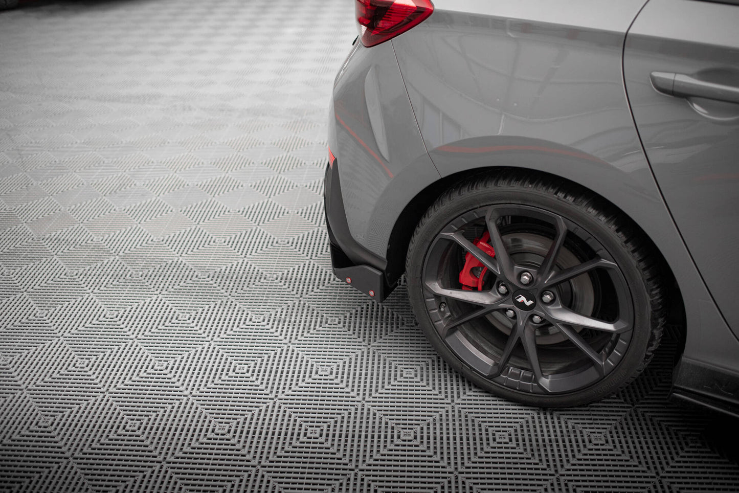 Bagerste sidesplitter V.4 + Flaps Hyundai I30 N Hatchback Mk3 Facelift