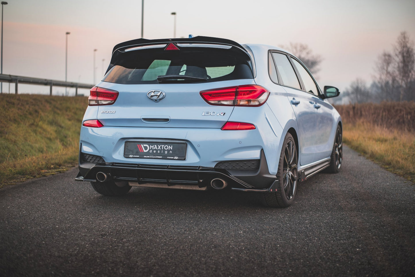 Bagerste sidesplitter V.7 + Flaps Hyundai I30 N Mk3 Hatchback