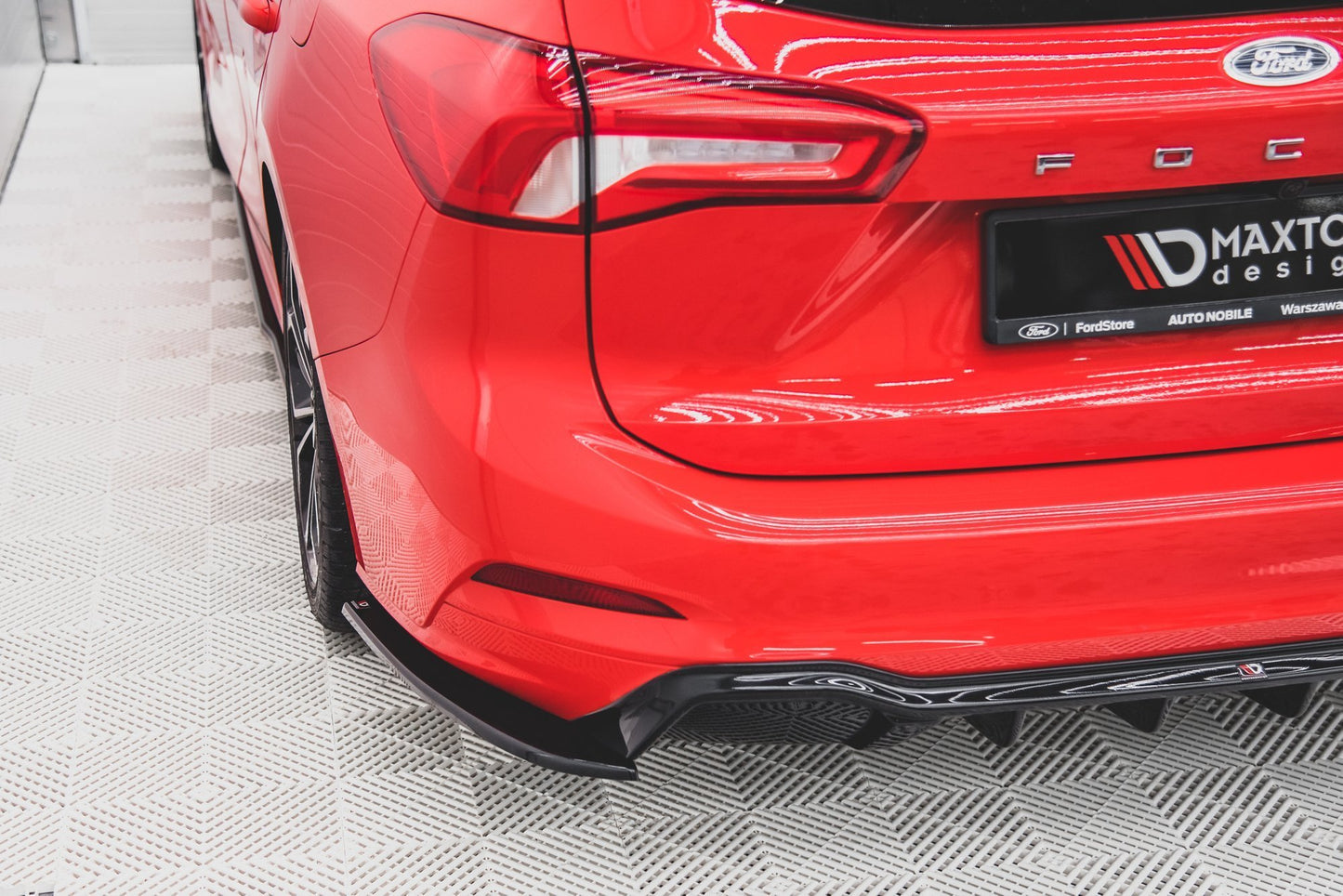 Bagerste sidesplitter til V.3 (Til Bagerste diffuser v.1) Ford Focus ST-Line Estate Mk4