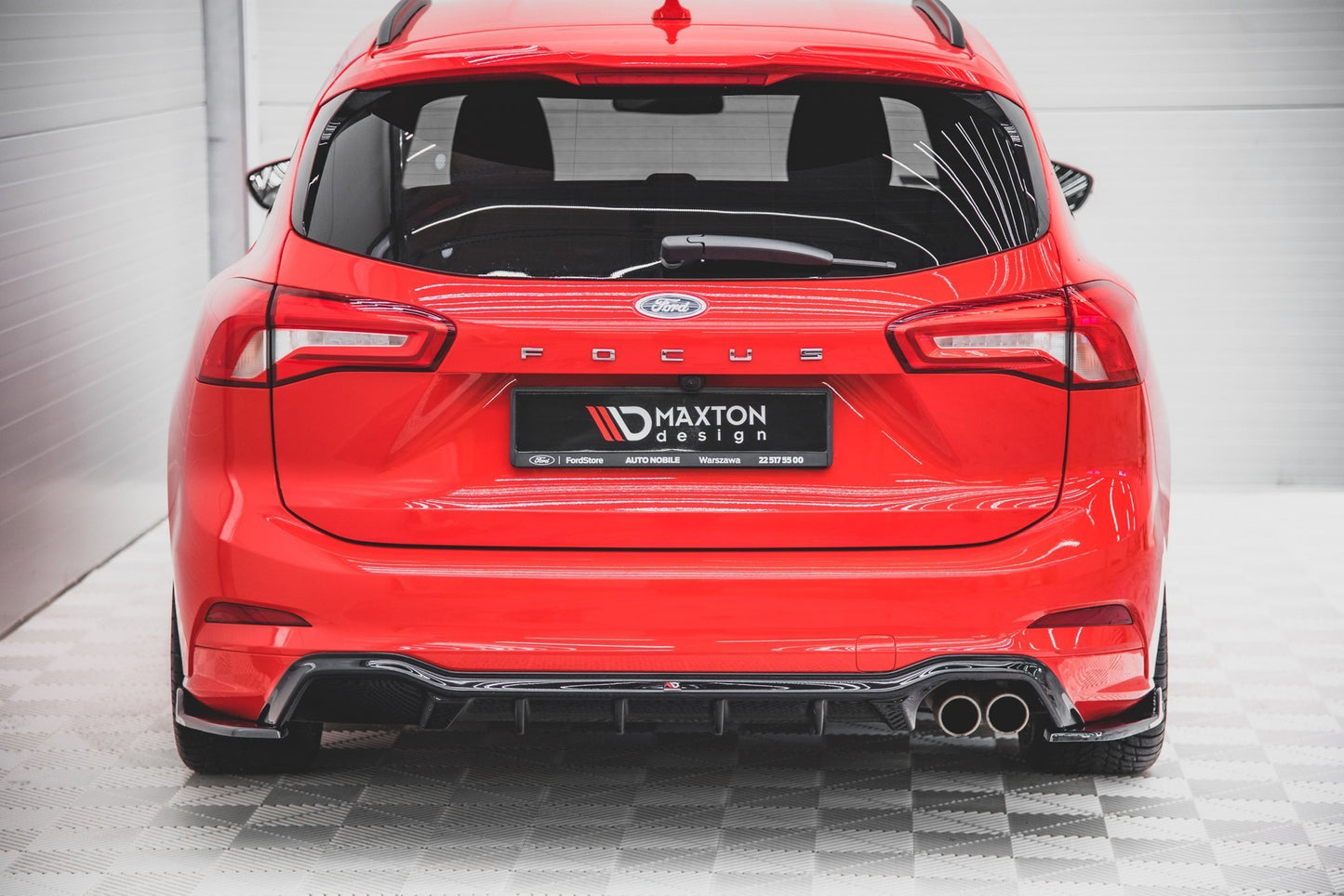 Bagerste sidesplitter til V.4 (Til Bagerste diffuser v.1) Ford Focus ST-Line Estate Mk4