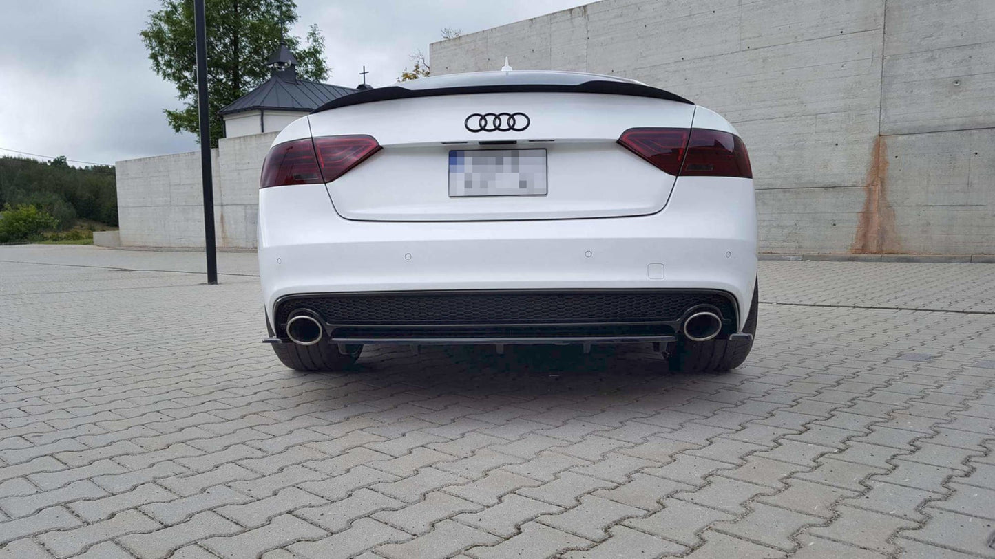Bagerste splitter AUDI A5 S-LINE FACELIFT (Med en vertikal bar)