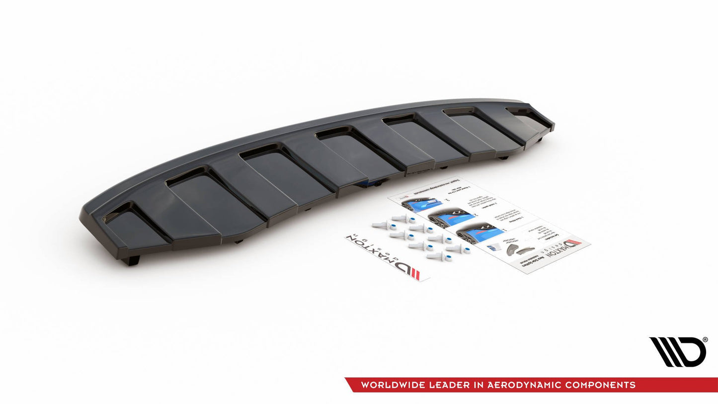Bagerste splitter AUDI A6 C7 S-LINE AVANT Afgang 2x1 (med vertikale bars)