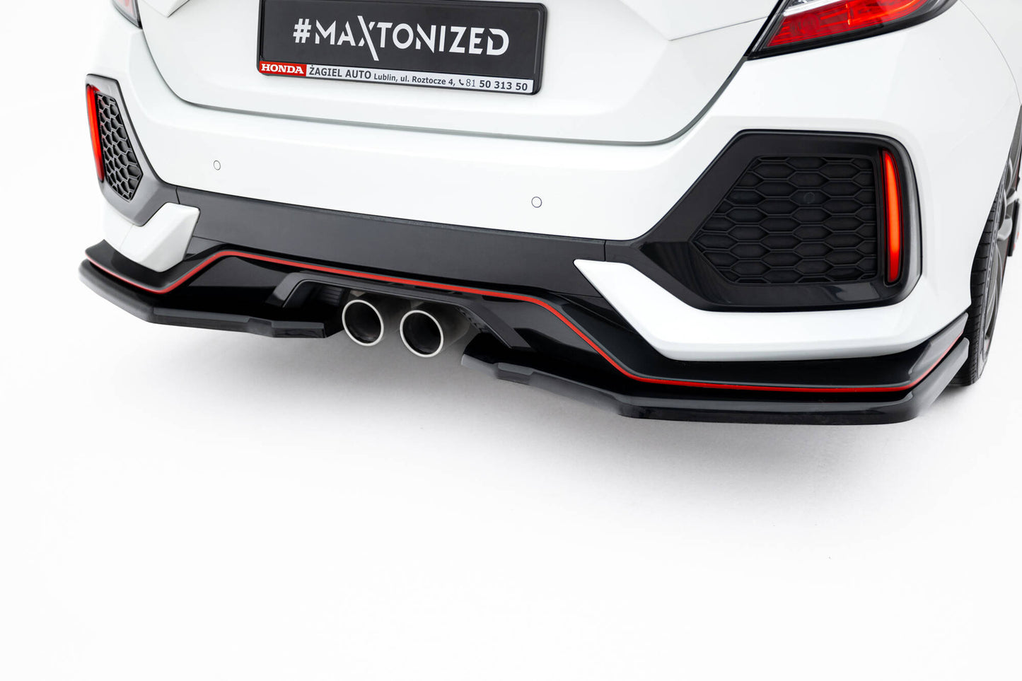 Bagerste splitter Honda Civic Sport Mk 10