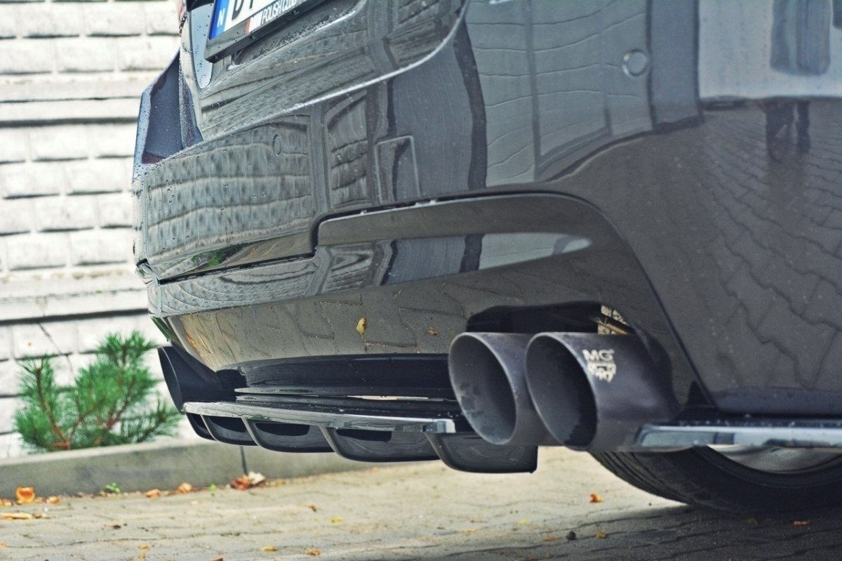 Bagerste splitter til BMW 5 F11 M-PACK (passer 2 dobbelt afgange)