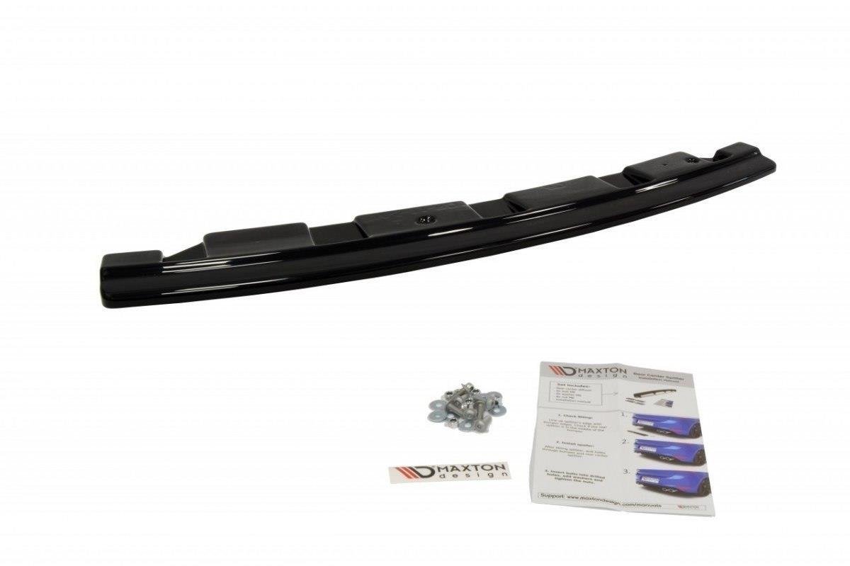 Bagerste splitter til BMW 5 F11 M-PACK - uden vertikale bars (passer 2 dobbelt afgange)