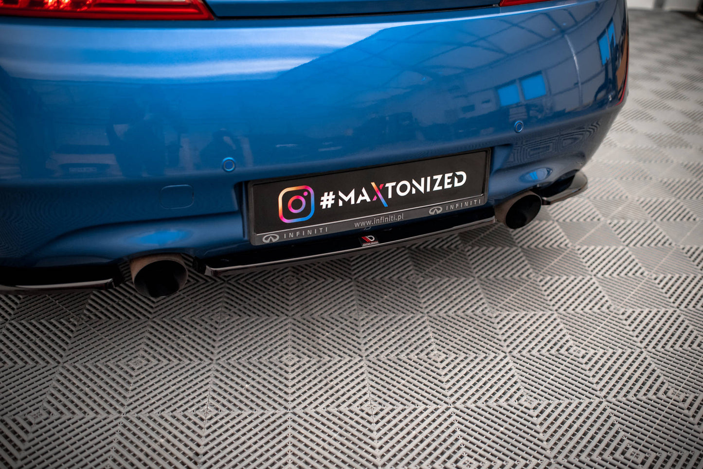Bagerste splitter til Infiniti G37 Coupe