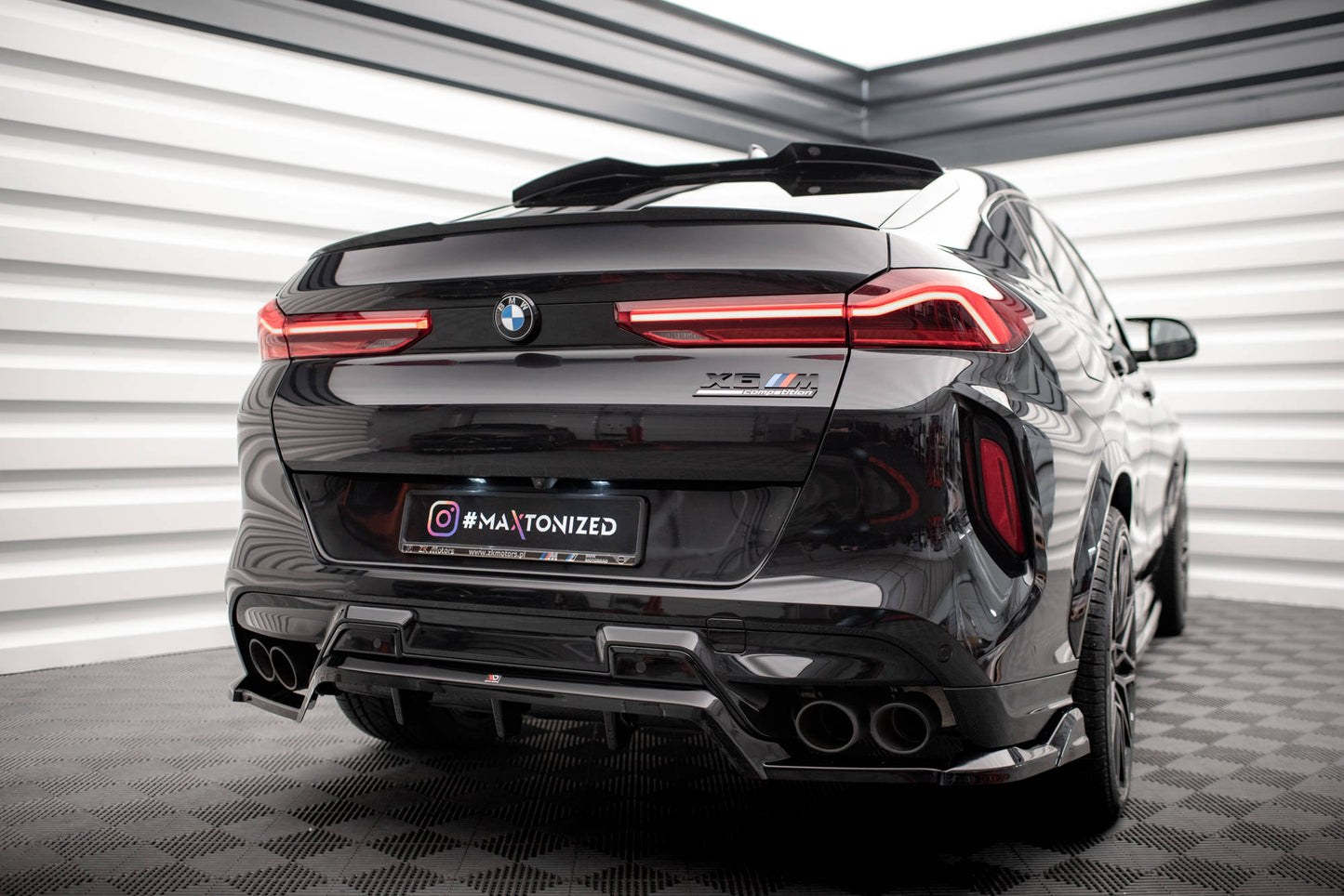 Bagerste splitter (med vertikale bars) BMW X6 M F96