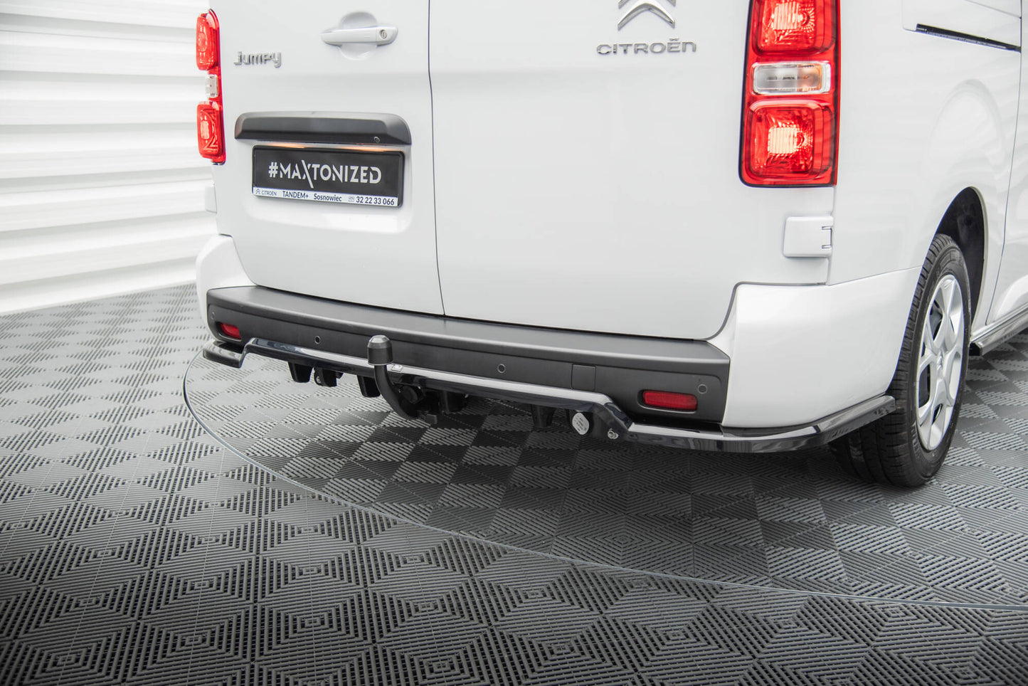 Bagerste splitter (med vertikale bars) Citroen Jumpy L3 Mk3