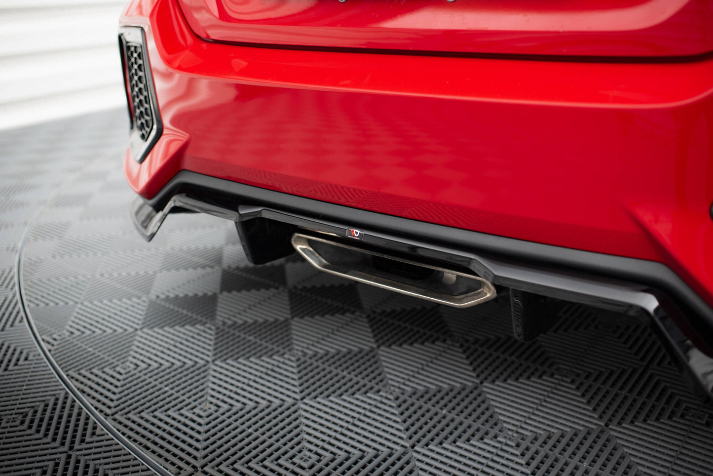 Bagerste splitter (med vertikale bars) Honda Civic SI Mk10