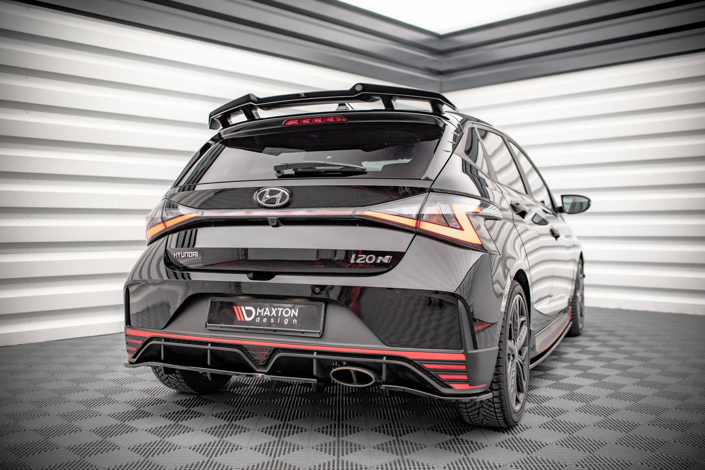 Bagerste splitter (med vertikale bars) Hyundai I20 N Mk3