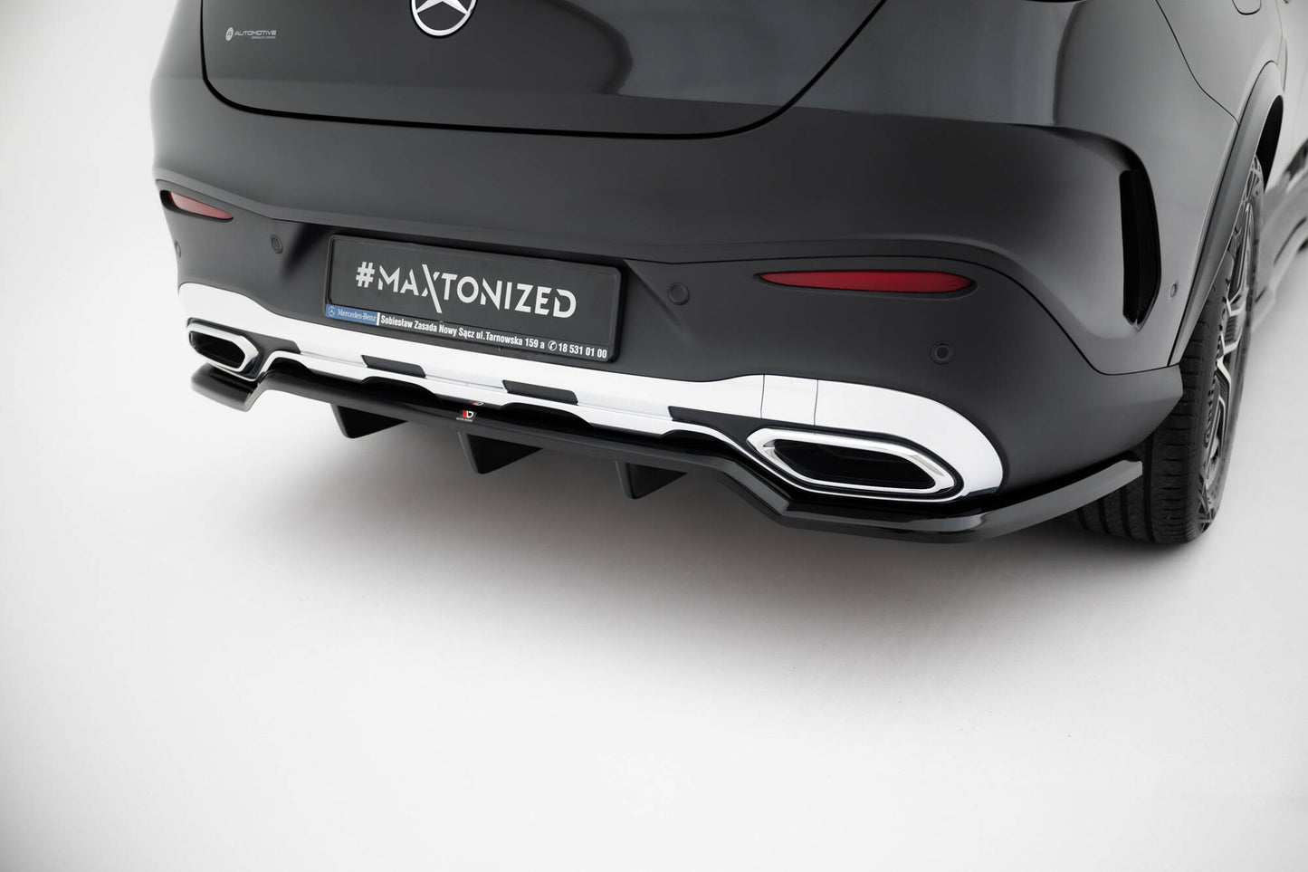Bagerste splitter (med vertikale bars) Mercedes-Benz GLC Coupe AMG-Line C254