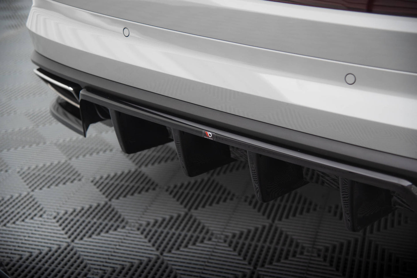 Bagerste splitter (med vertikale bars) Skoda Kodiaq RS Mk1 / Mk1 Facelift