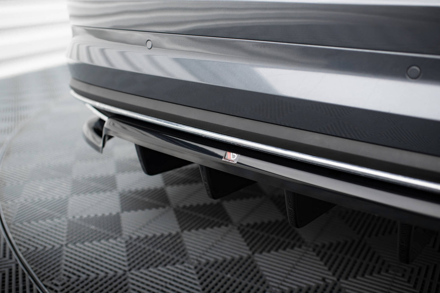 Bagerste splitter (med vertikale bars) Skoda Kodiaq Sportline Mk1 / Mk1 Facelift