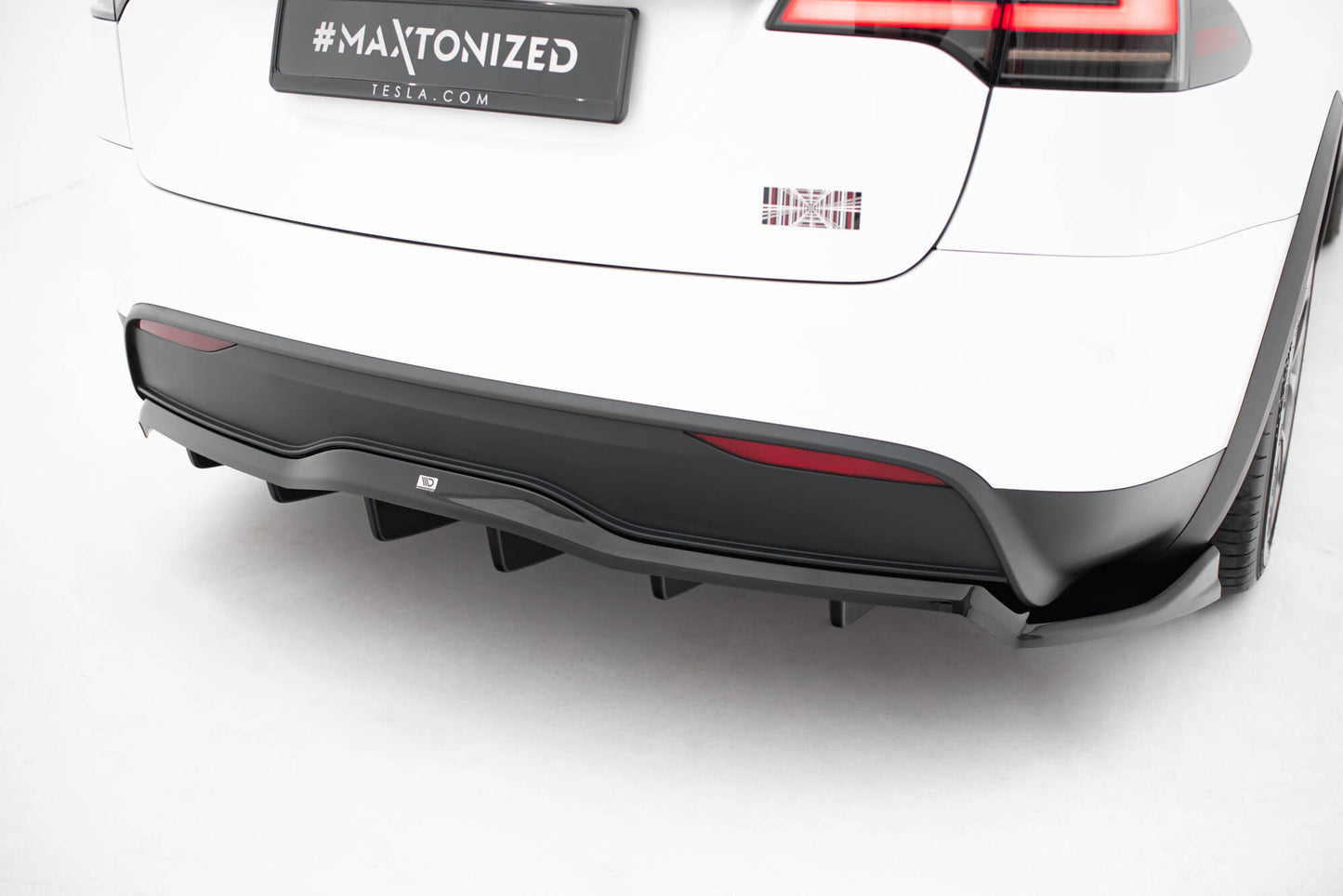 Bagerste splitter (med vertikale bars) V.2 Tesla Model X Mk1 Facelift