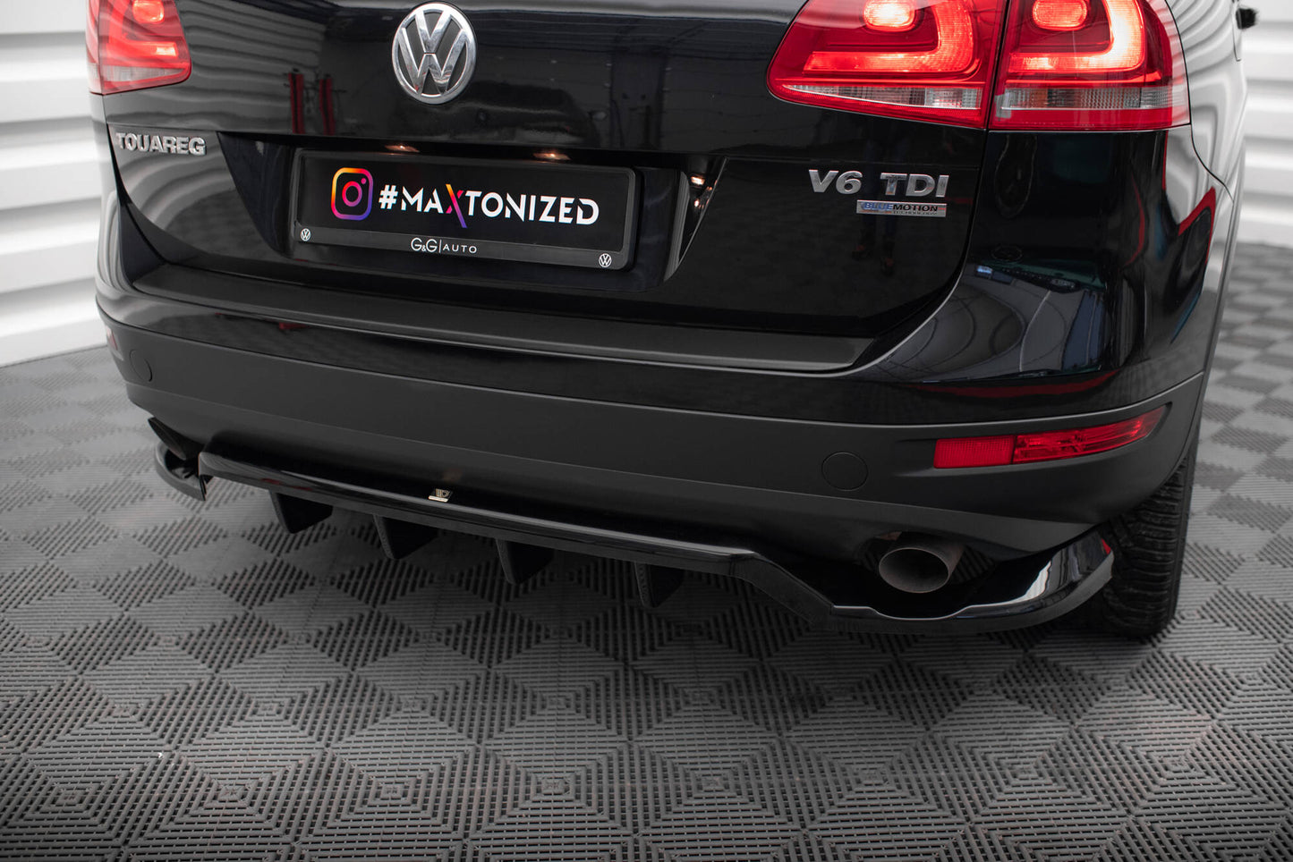 Bagerste splitter (med vertikale bars) Volkswagen Touareg Mk2
