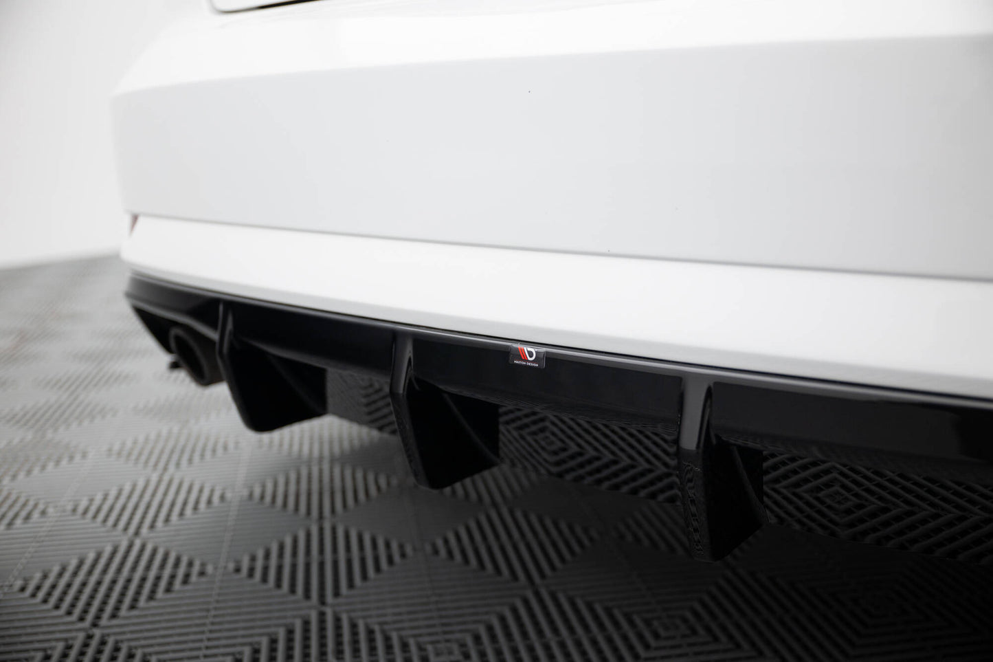 Bagerste diffuser Audi A3 Sedan 8V Facelift (Version med single exhaust tips on both sides)