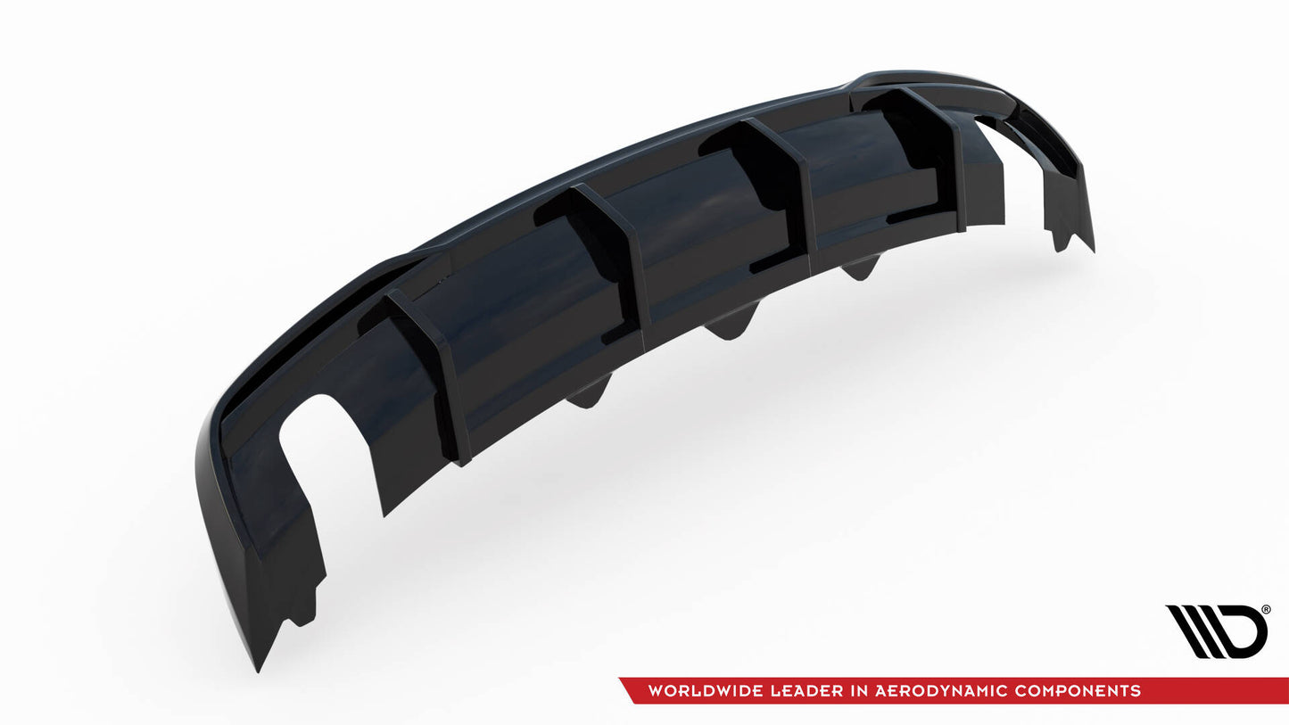 Bagerste diffuser Audi A5 8T Facelift (Version med single exhausts on both sides)