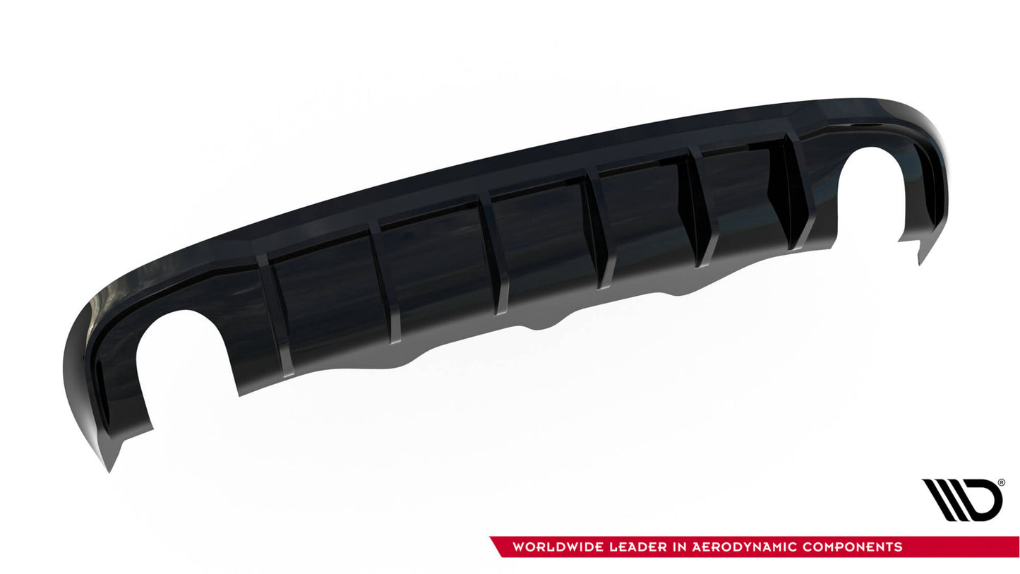 Bagerste diffuser Audi A5 S-Line Sportback 8T (Version med single exhaust tips on both sides)