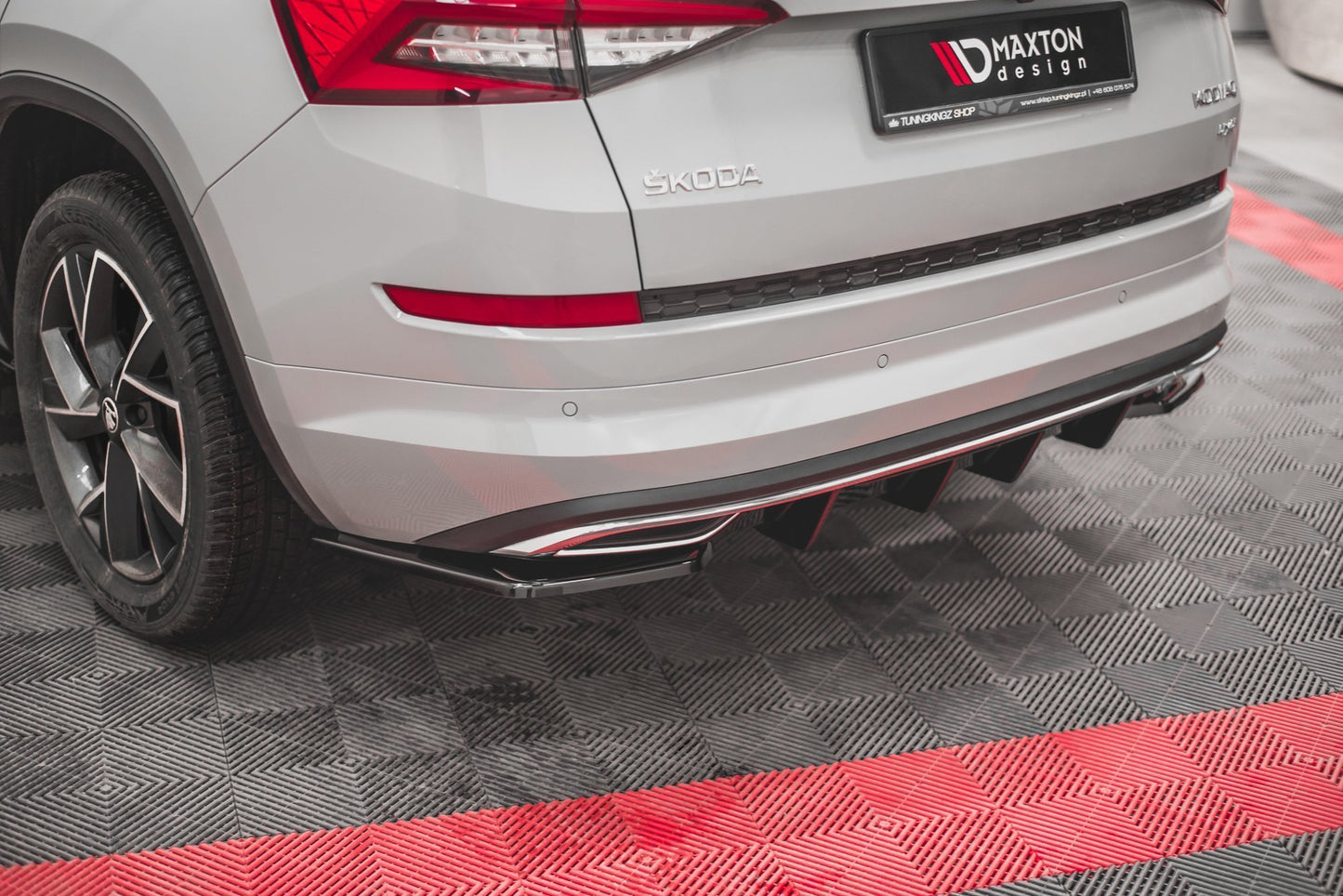 Bagerste diffuser Skoda Kodiaq Sportline Mk1 / Mk1 Facelift
