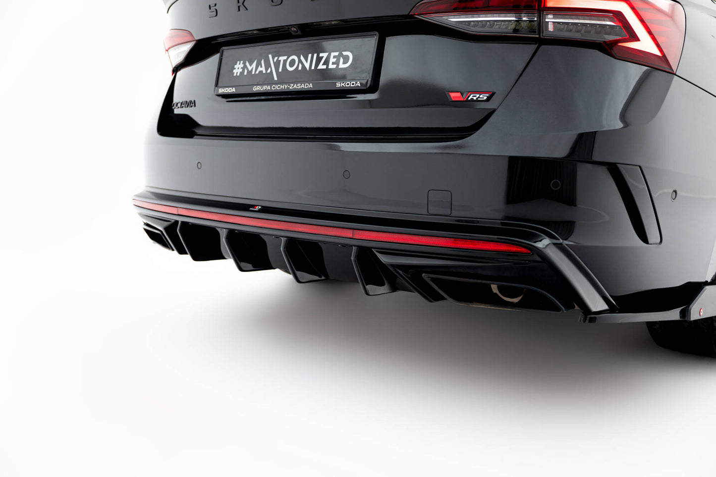 Bagerste diffuser Skoda Octavia RS Liftback / Combi Mk4 Facelift