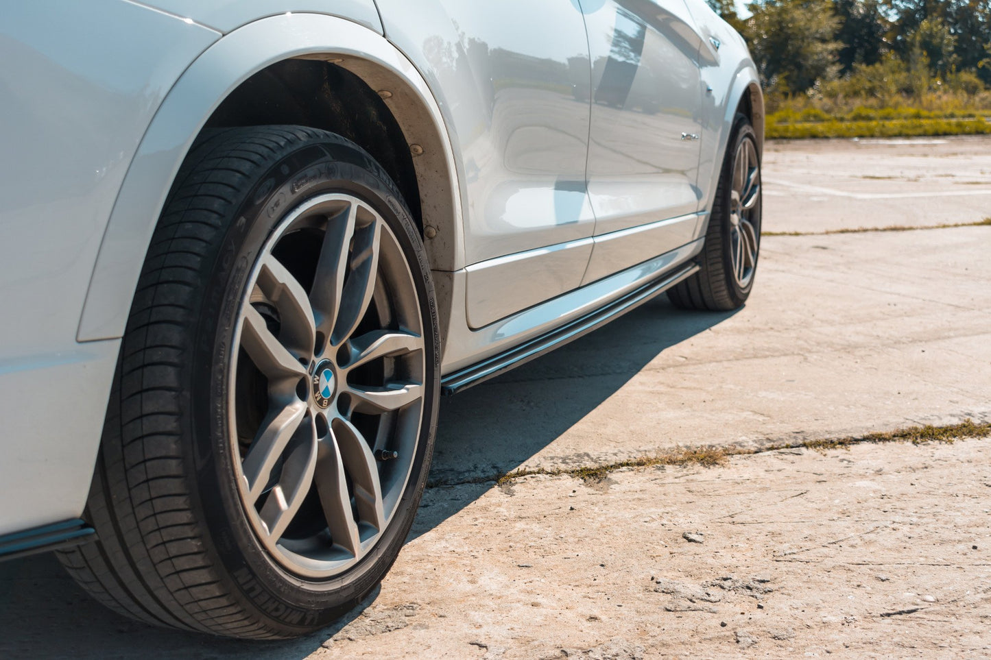 Sideskørter diffuser til BMW X3 F25 M-Pack Facelift
