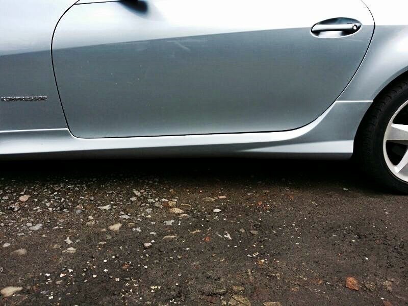 Sideskørter MERCEDES SLK R171 (SLK R172 AMG LOOK) ABS PLASTIC