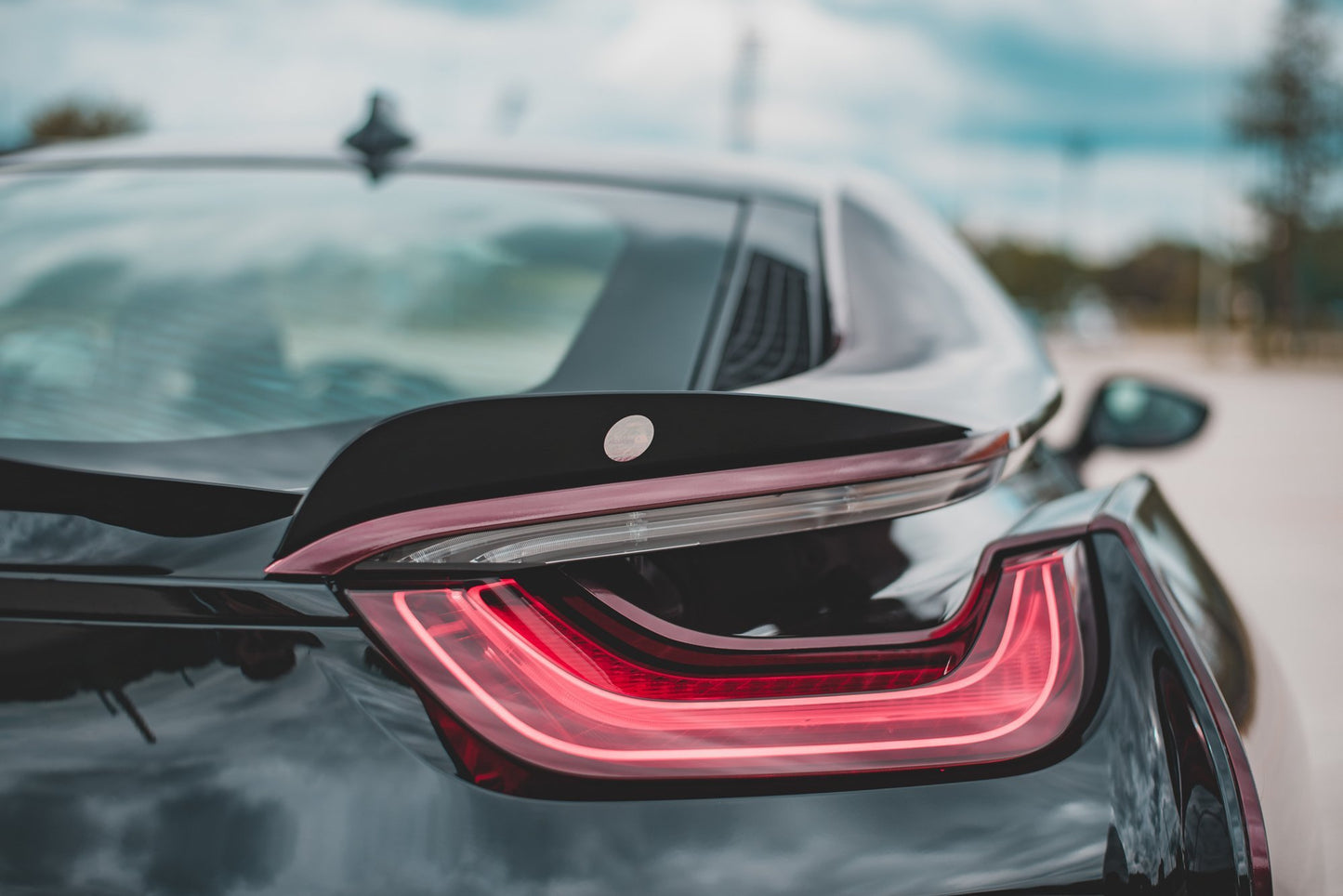 Spoiler cap sæt BMW i8