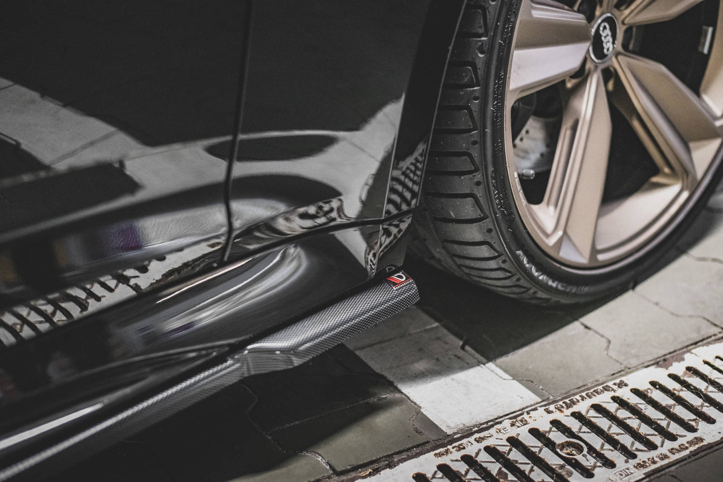 Sideskørter diffuser Audi RS5 Sportback F5 Facelift