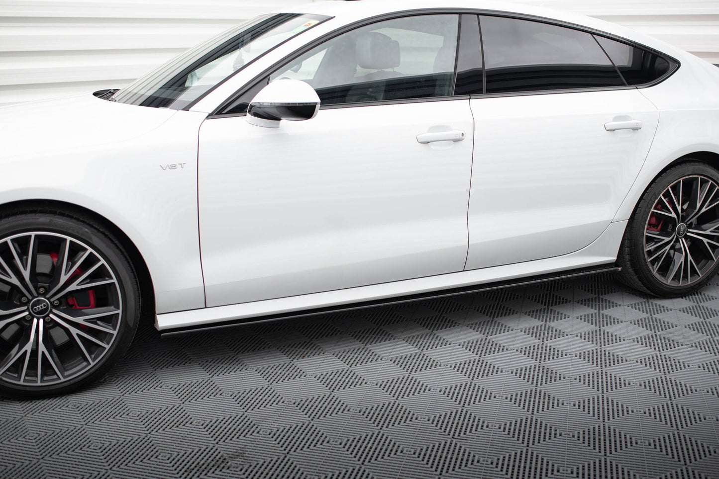Sideskørter diffuser Audi S7 / A7 S-Line C7 FL