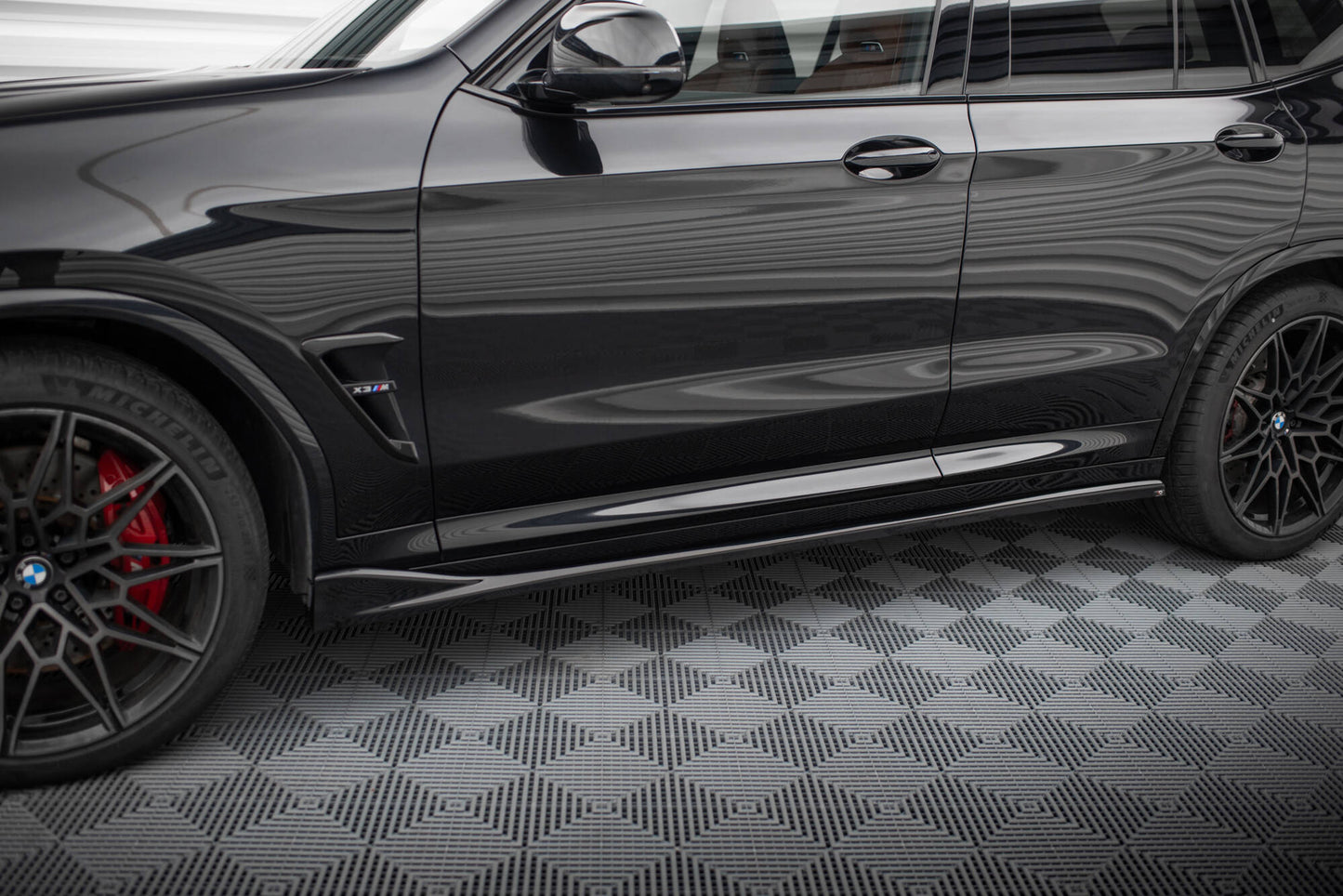 Sideskørter diffuser BMW X3 M F97 / F97 Facelift