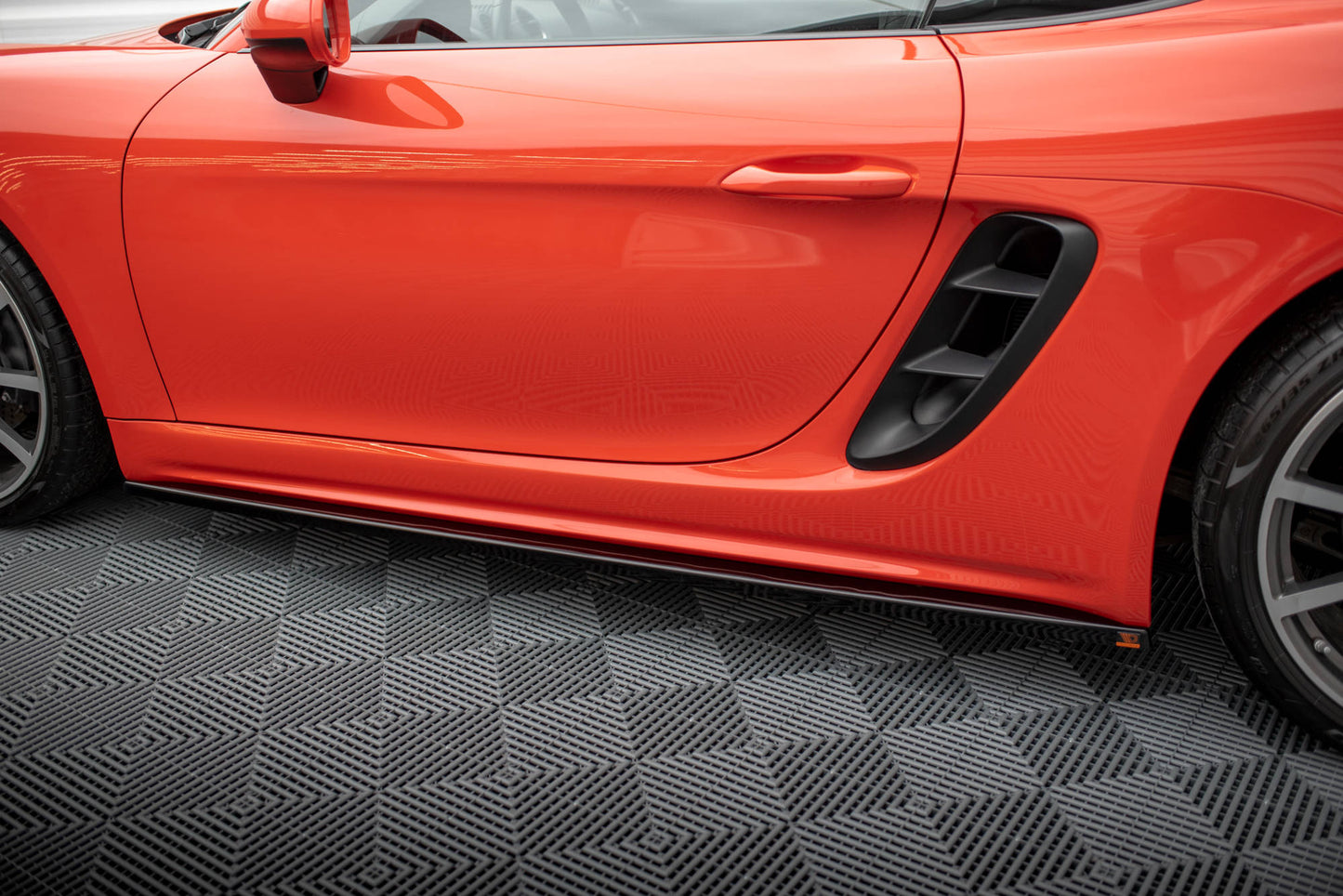 Sideskørter diffuser Porsche 718 Cayman 982c