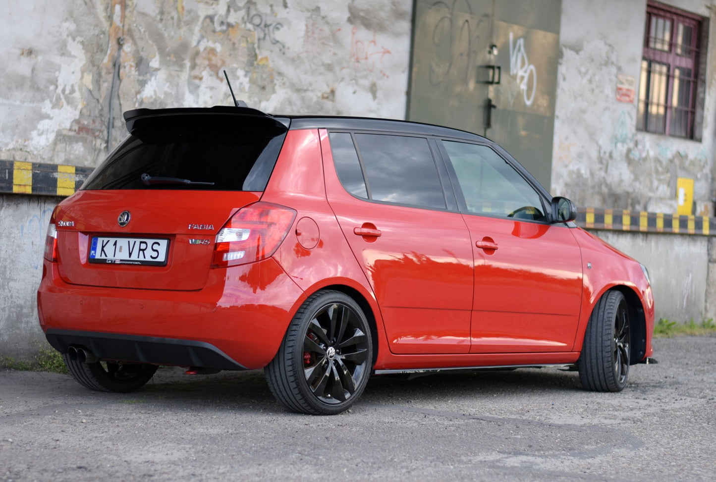 Sideskørter diffuser Skoda Fabia RS Mk2