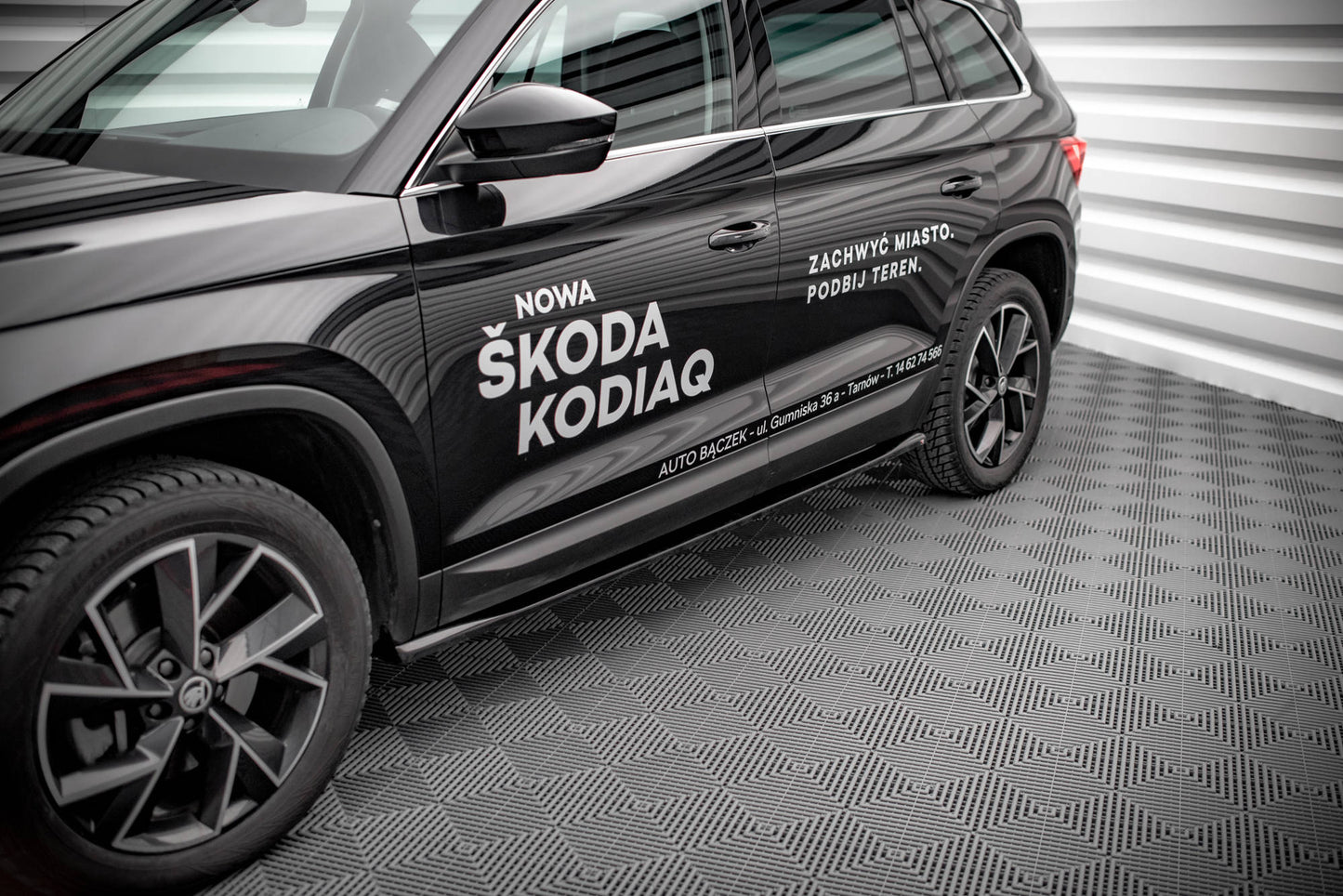 Sideskørter diffuser Skoda Kodiaq Mk1 Facelift