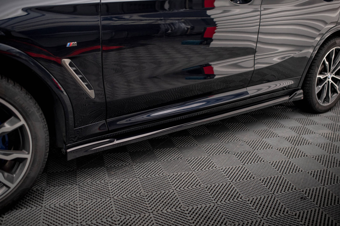 Sideskørter diffuser V.2 BMW X4 M-Pack G02