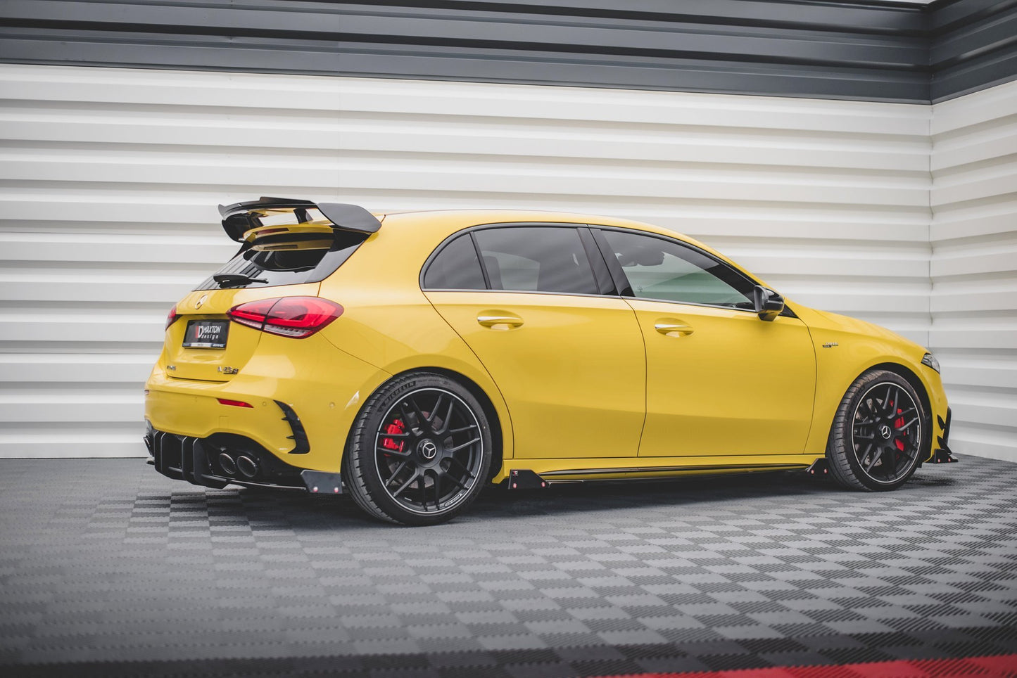 Sideskørter diffuser V.2 + Flaps Mercedes-AMG A45 S