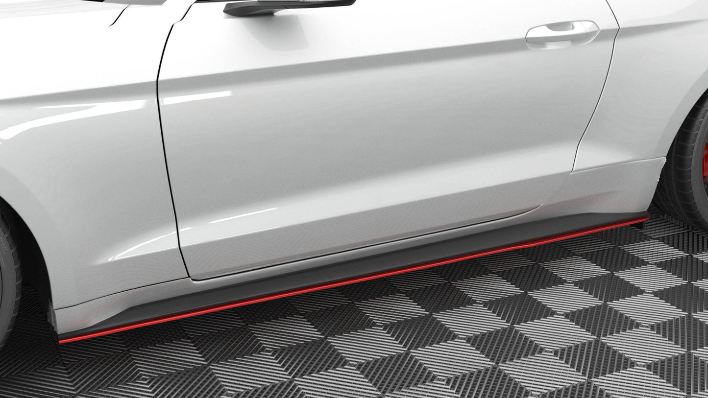 Sideskørter diffuser V.2 Ford Mustang Mk6 Facelift