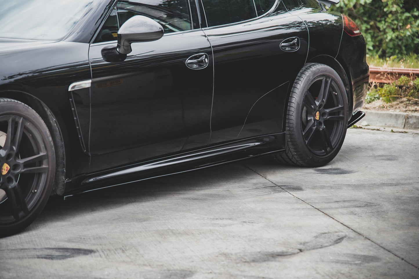 Sideskørter diffuser V.2 Porsche Panamera Turbo 970 Facelift