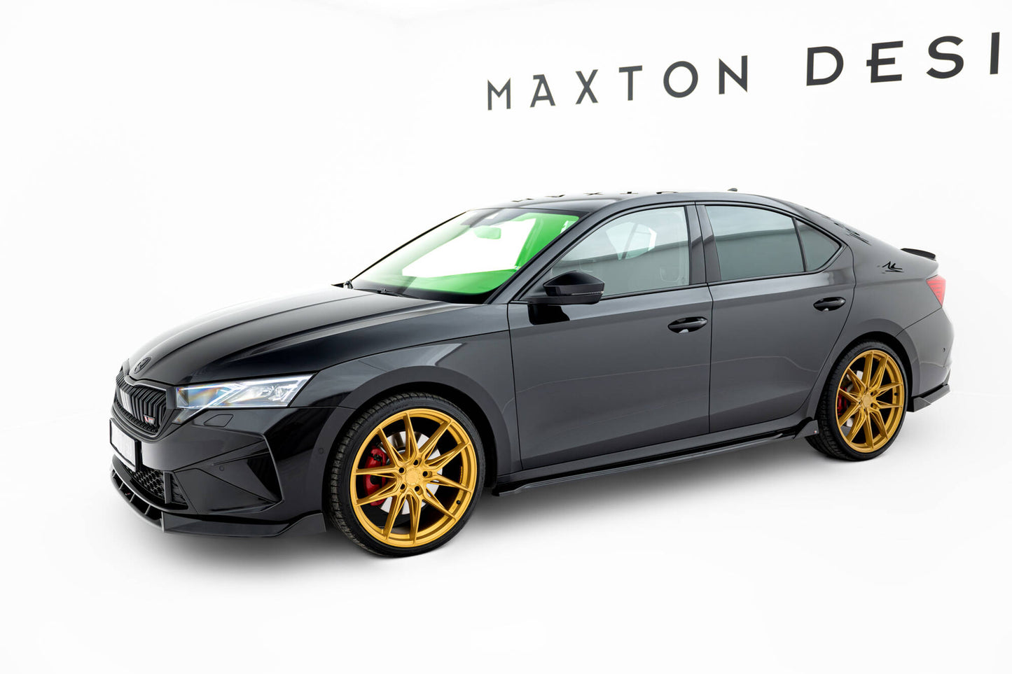 Sideskørter diffuser V.2 Skoda Octavia RS Liftback / Combi Mk4 / Mk4 Facelift