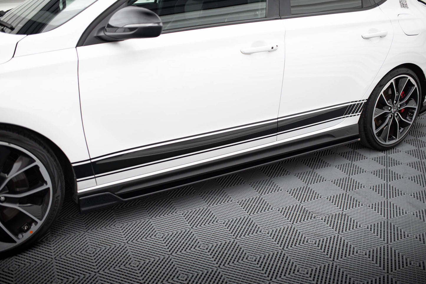 Sideskørter diffuser V.5 Hyundai I30 N Mk3 / Mk3 FL Hatchback/ Fastback