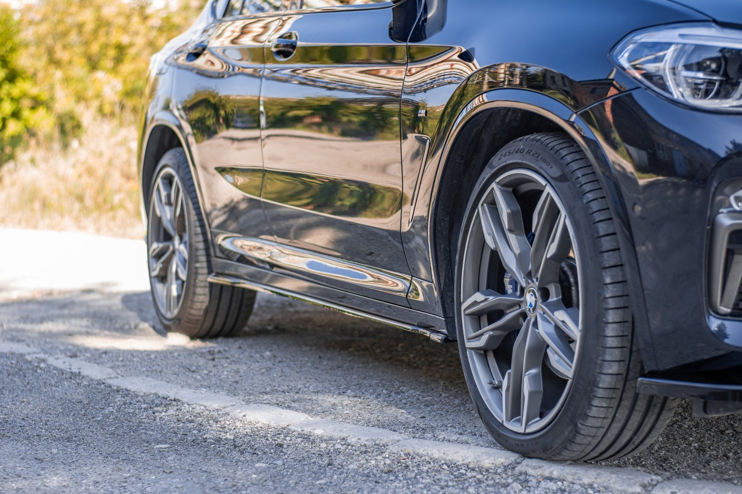 Sideskørter diffuser til BMW X4 M-Pack G02