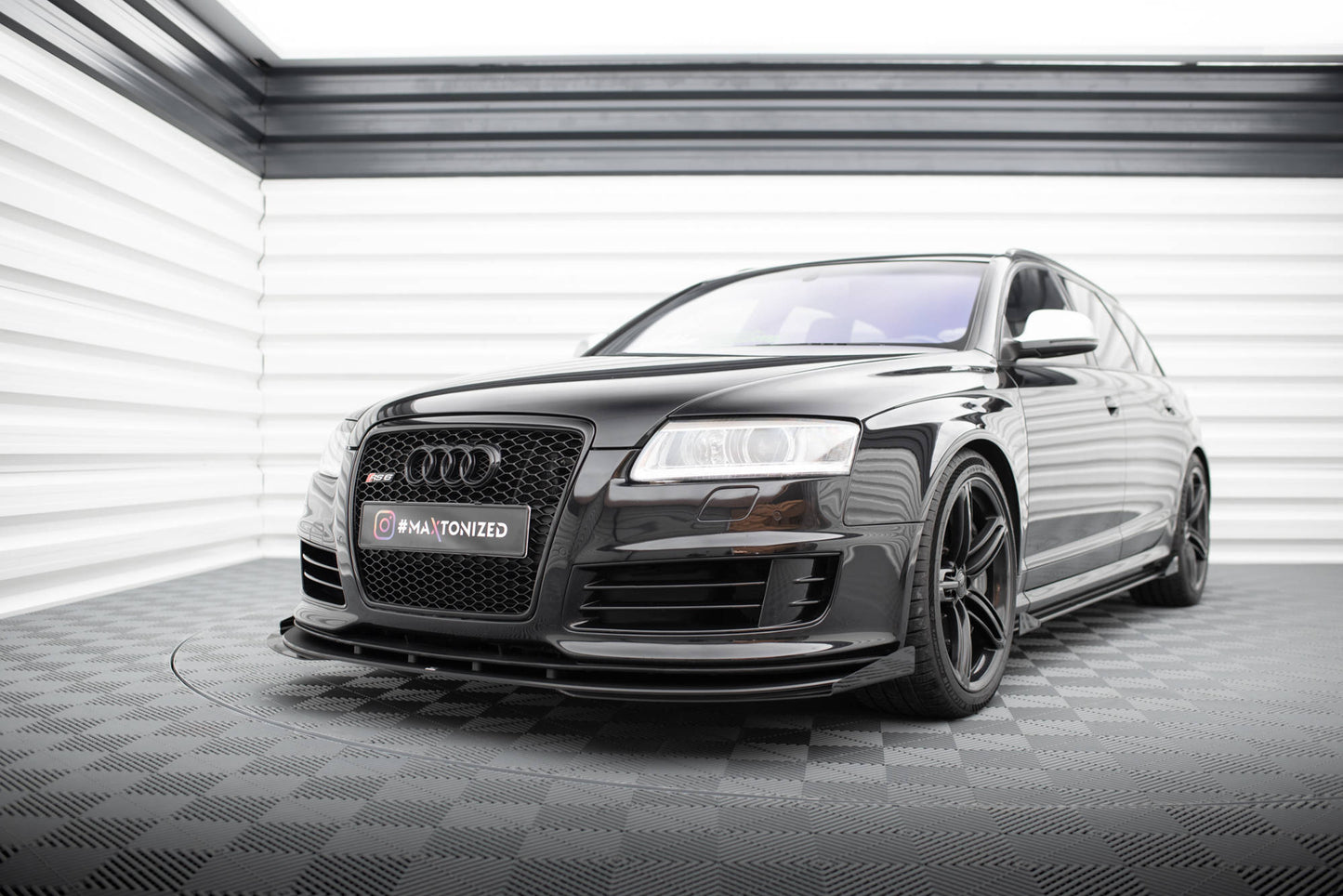Forreste splitter Street Pro + Flaps Audi RS6 Avant C6