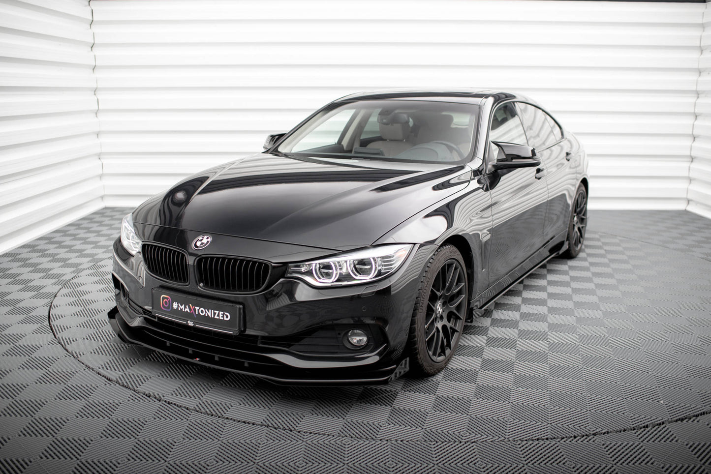 Forreste splitter Street Pro + Flaps BMW 4 Gran Coupe F36