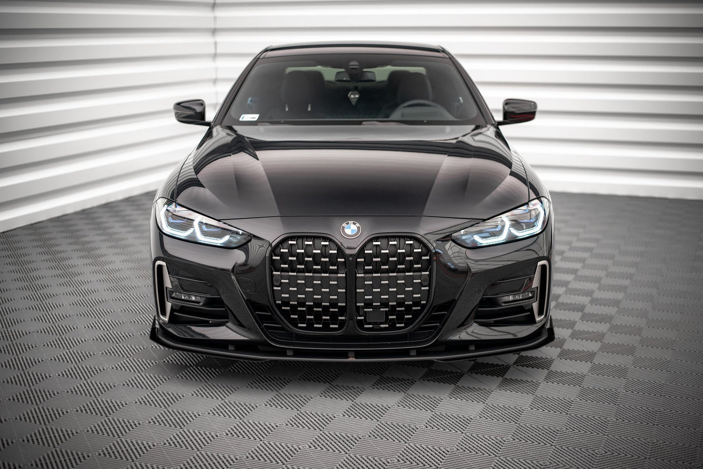 Forreste splitter Street Pro + Flaps BMW 4 M-Pack / M440i G22 / G23 / G22 Facelift / G23 Facelift