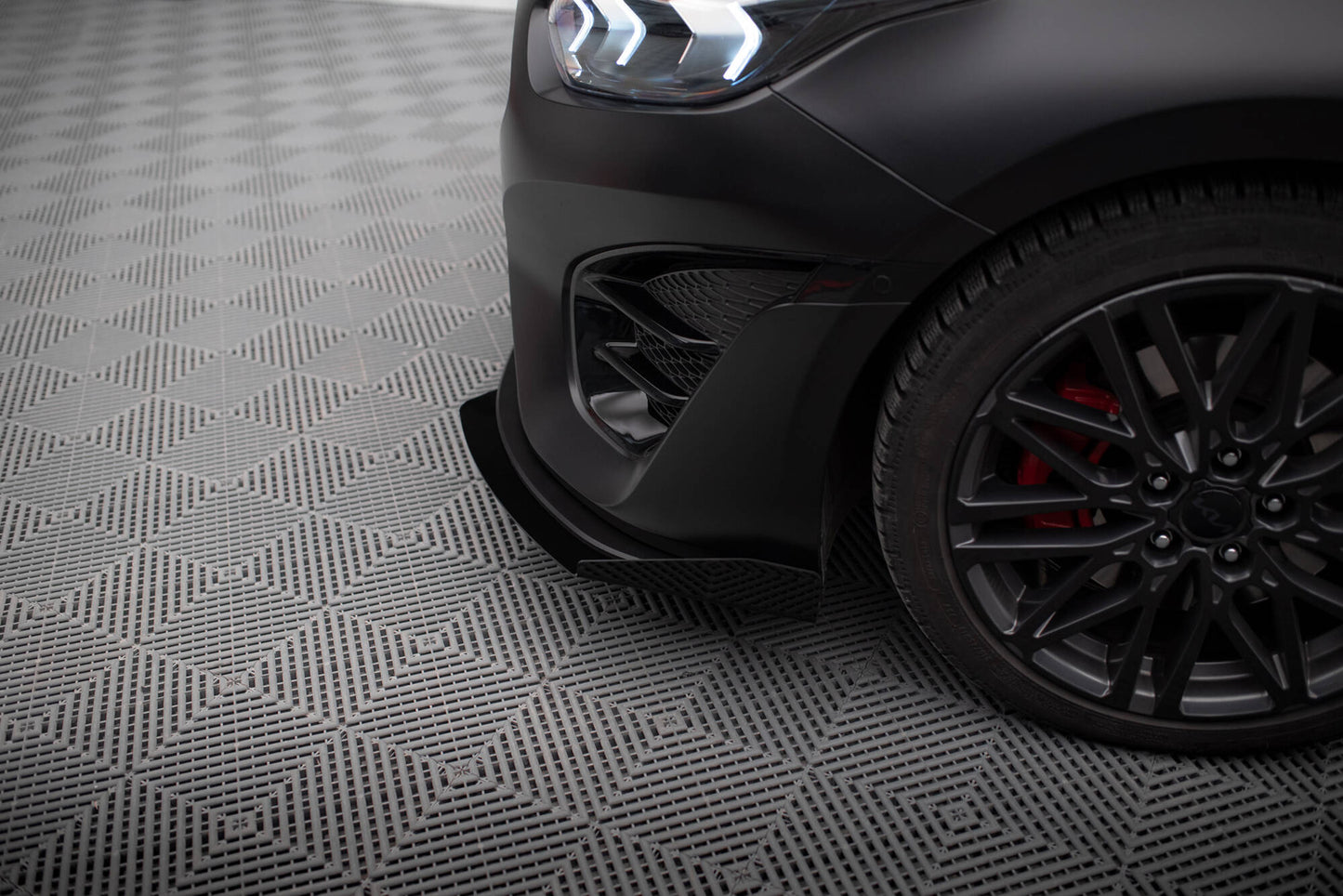 Forreste splitter Street Pro + Flaps Kia Proceed GT Mk3 Facelift / Ceed GT / GT - Line Mk1 Facelift