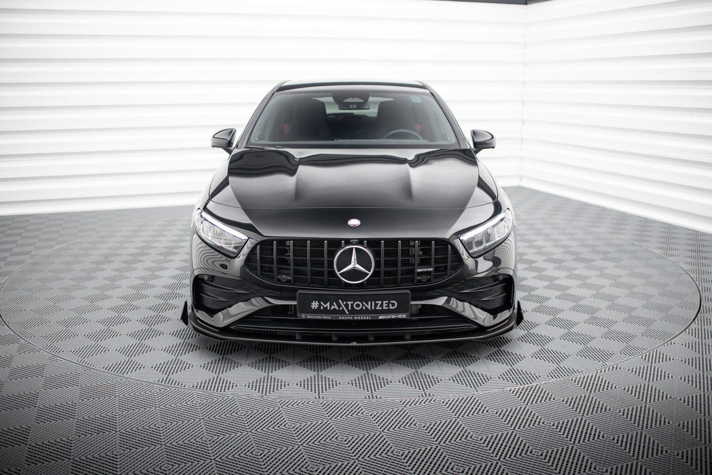 Forreste splitter Street Pro + Flaps Mercedes-AMG A35 W177 Facelift