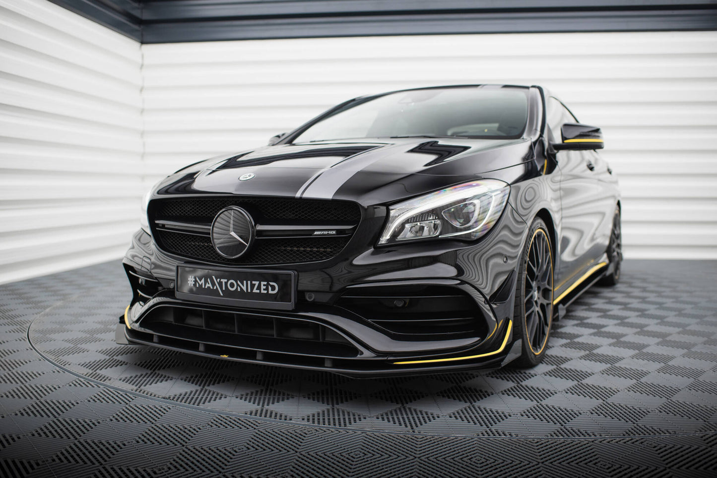 Forreste splitter Street Pro + Flaps Mercedes-AMG CLA 45 Aero C117 Facelift