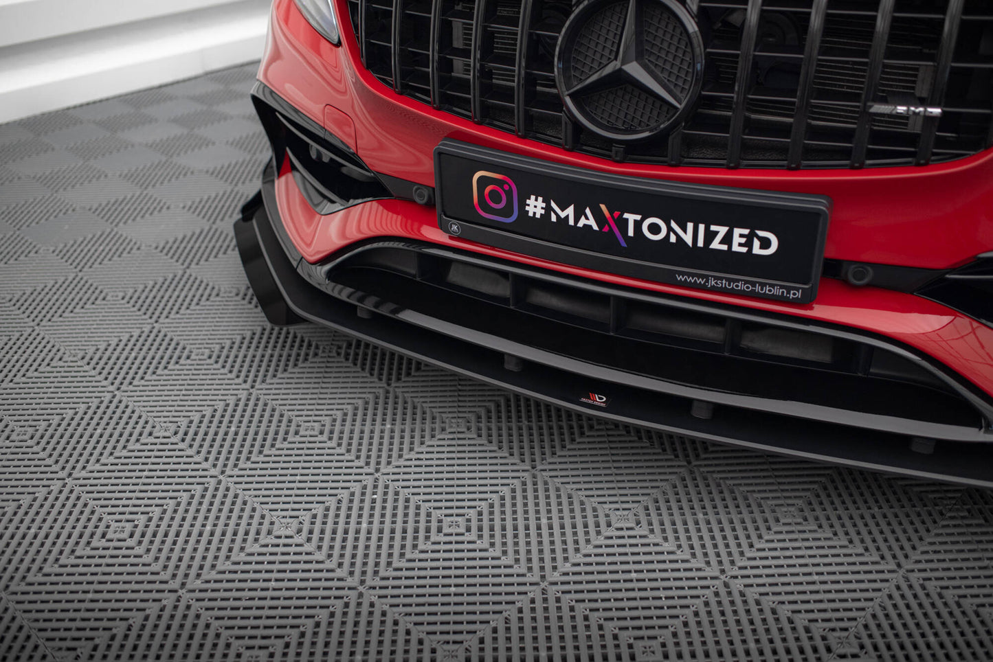 Forreste splitter Street Pro + Flaps Mercedes-Benz A 45 AMG Aero W176 Facelift
