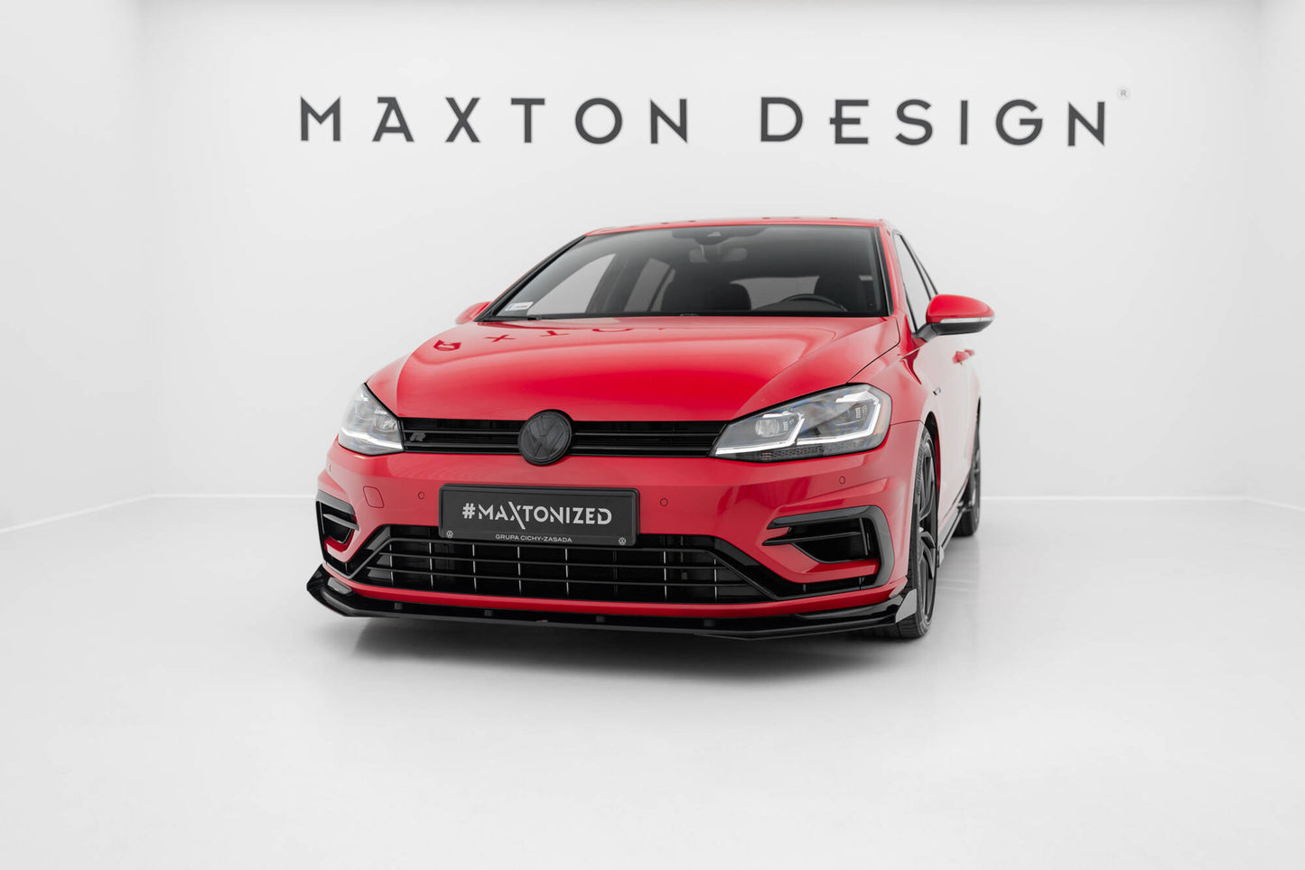 Forreste splitter Street Pro + Flaps Volkswagen Golf R / R-Line Mk7 Facelift
